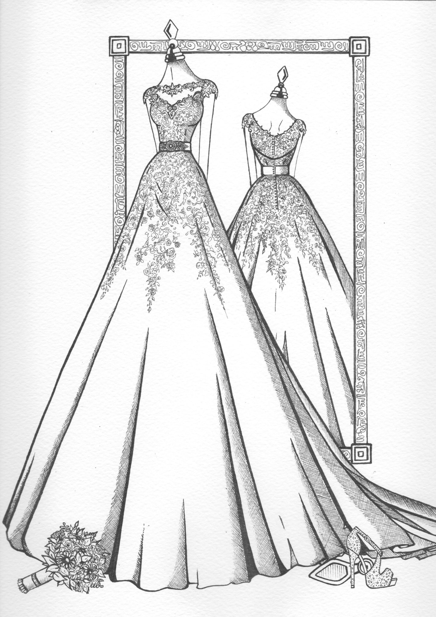Custom Design Gown