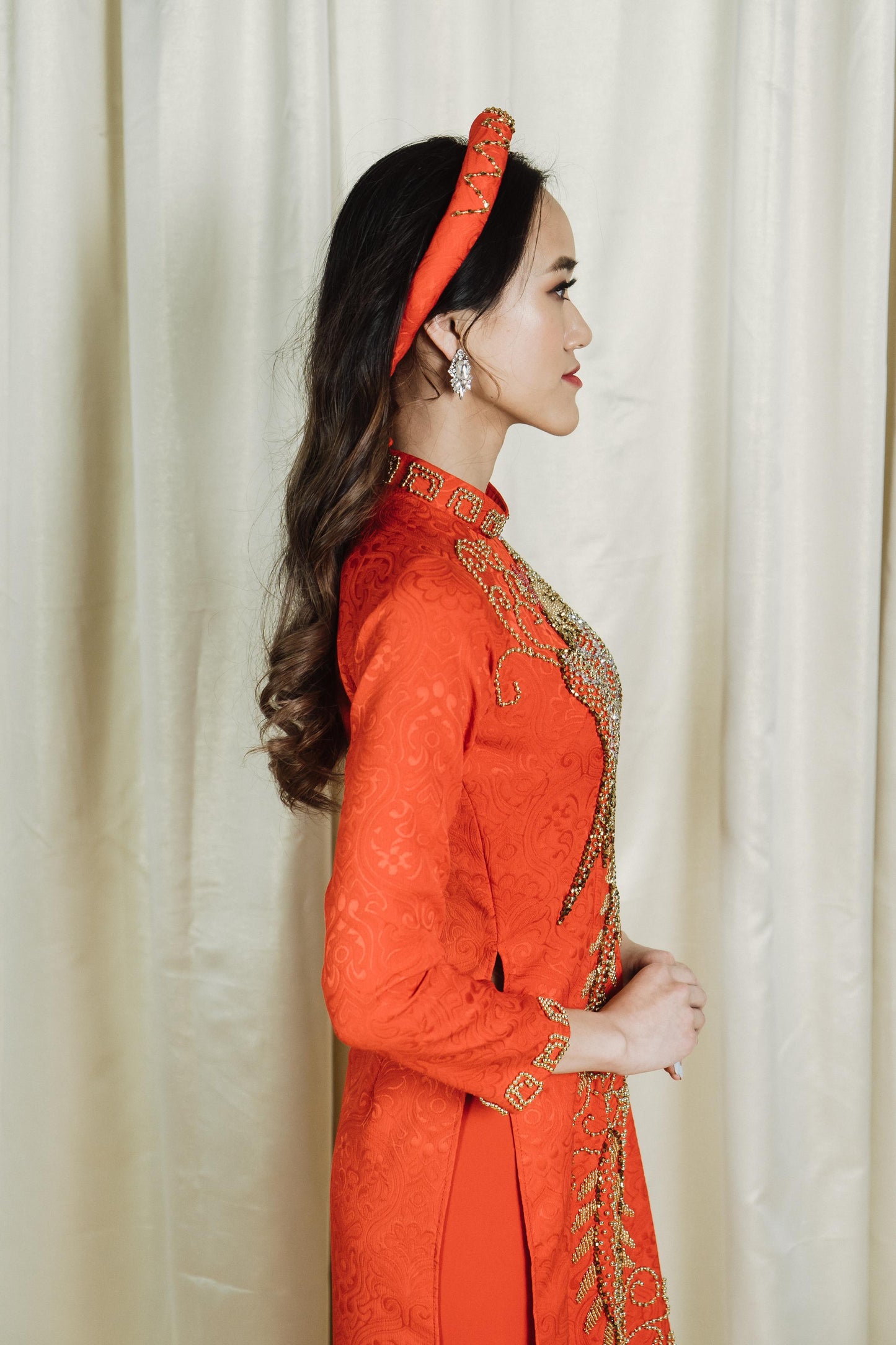 Ao Dai Gam Phoenix