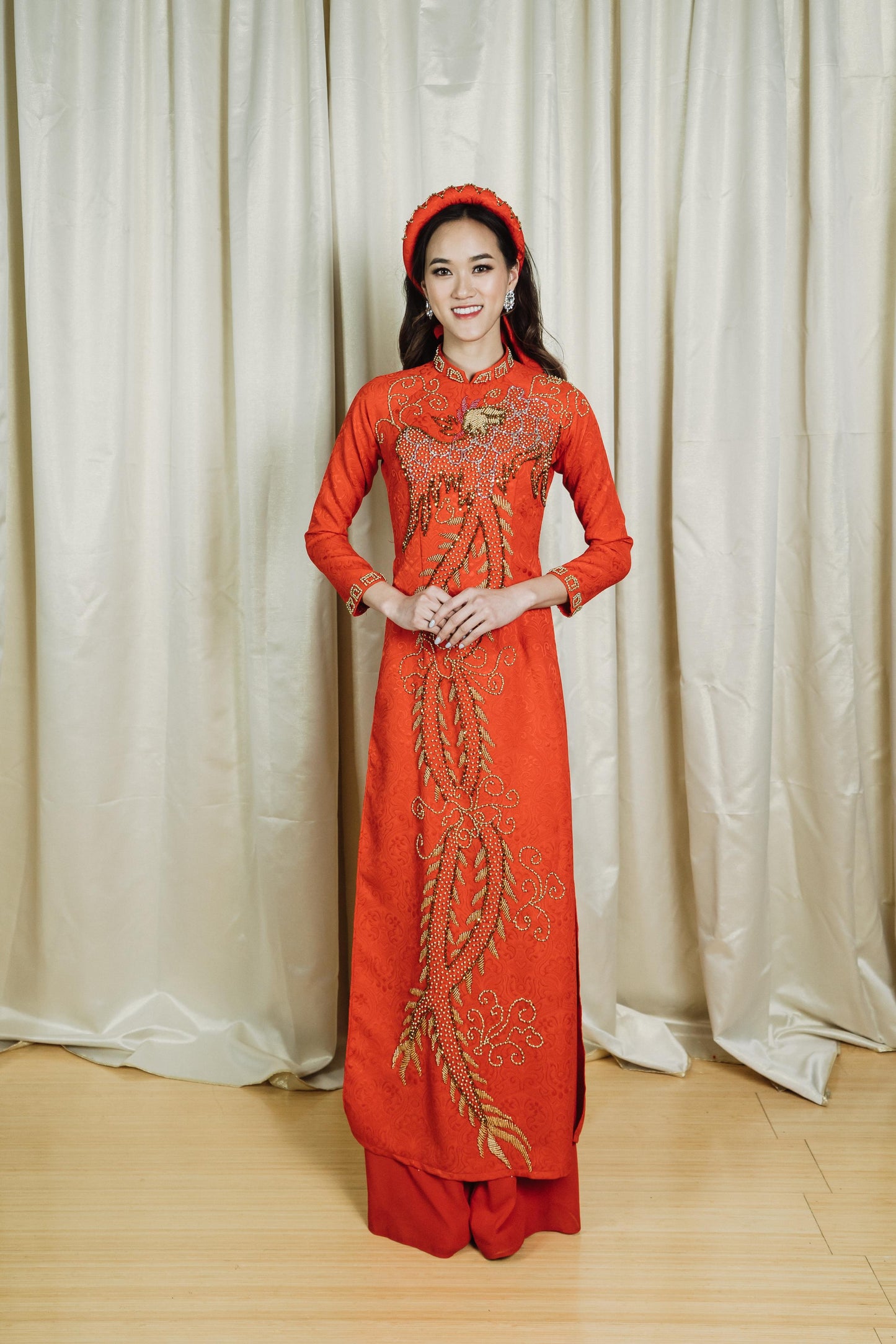 Ao Dai Gam Phoenix